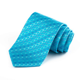 ჰალსტუხი - ცისფერი  ქვევრი