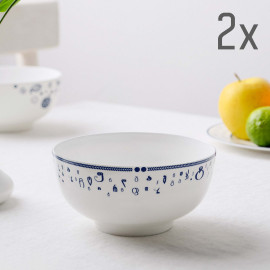 Bowl (2 pcs) - Zen - Porcelain - 11cm