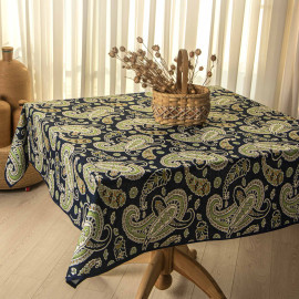 Tablecloth - Paisley - Green, ზომა: 140x140