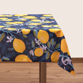 Tablecloth - Lemon, ზომა: 140 x 140 სმ, Material: Polyester