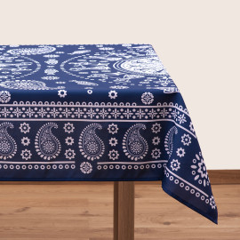 Tablecloth - Kala - Blue, ზომა: 140 x 140 სმ, Material: Polyester