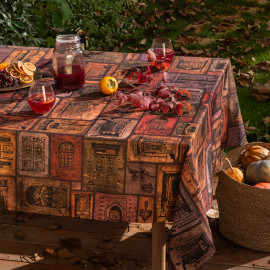 სუფრა - თბილისური კარები, ზომა: 140x140