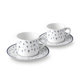 ჭიქა ლამბაქით (2ც) - შინ - ფაიფური - 7სმ