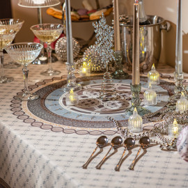 სუფრა - ბარძიმი, ზომა: 140x140