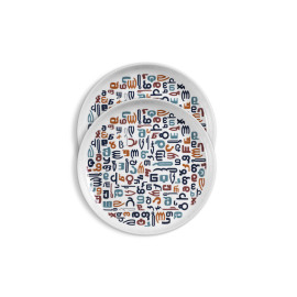 თეფში (2ც) - დედაენა - 20სმ