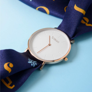 Wrist Watch - Borjghalo, Wristband material: აბრეშუმი