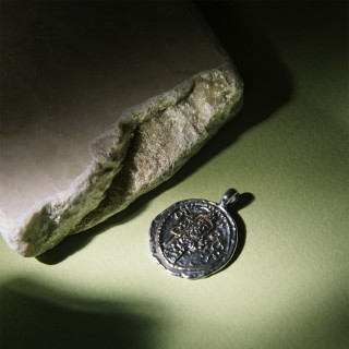 Golded Pendant - Davit Aghmasehenebli Coin