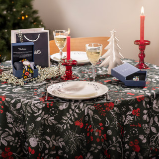 Tablecloth - New Year, Material: Polyester, Size: 210x140