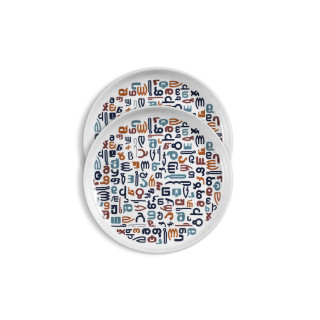 თეფში (2ც) - დედაენა - 20სმ