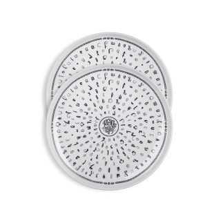 Plate (2 pcs) - Filled with Georgia - 24cm