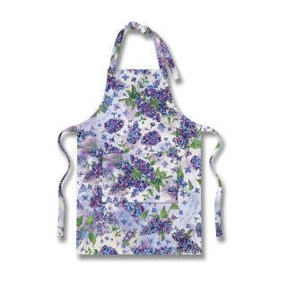 Apron - Lilac - White