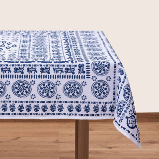 Tablecloth - Akhvlediani - White, Size: 140x140, Material: Polyester 
