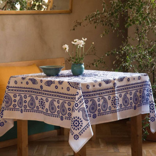 Tablecloth - Kala - White, ზომა: 140 x 140 სმ, Material: Polyester