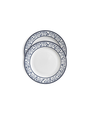 Plate - Indigo - 2pcs, Size : 20 cm