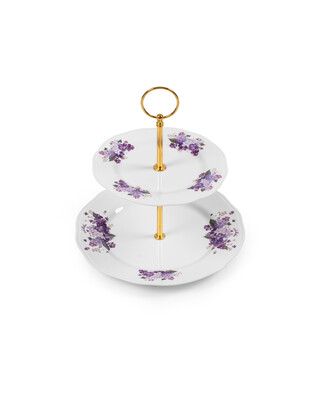 Plate - Lilac - 2-Tier