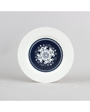 Plate (2 pcs) - Ornament - Porcelain - 20cm, 4 image
