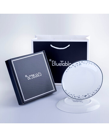 Plate (2 pcs) - Ornament - Porcelain - 20cm, 3 image