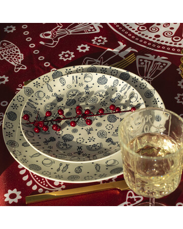 Plate - Kala - 2pcs, Size : 20 cm, 3 image