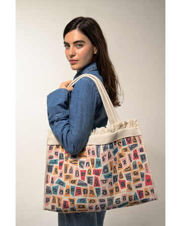 Tote Bag - Alphabet - Light