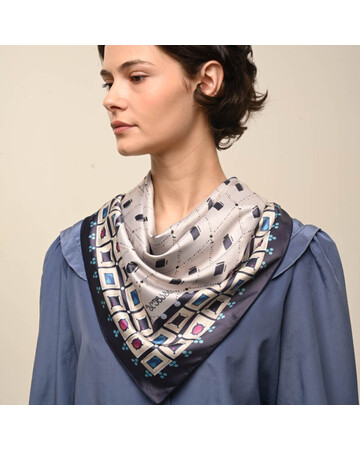 Scarf - King Tamar - Grey, 2 image