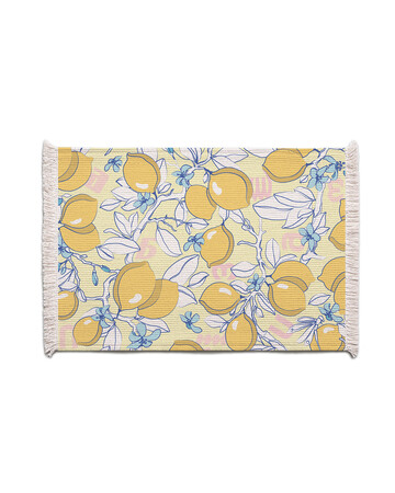 Placemats - Lemon - Yellow 2 Pc, 2 image