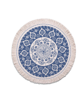Placemats - Tabori Blue - Round 2 Pc, 2 image