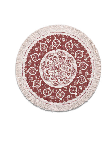 Placemats - Tabori Red - Round 2 Pc, 2 image