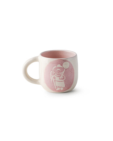 Handmade Mug - Girl with balloon
