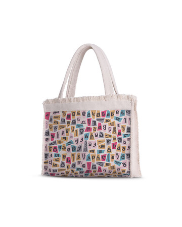 Tote Bag - Alphabet - Light, 2 image