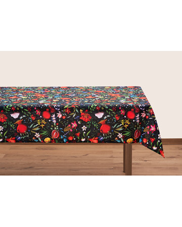Tablecloth - Pomegranates Garden - Black, Material: Polyester, Size: 280x140, 6 image