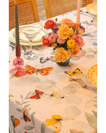 Tablecloth - Butterflies, Size: 140x140, Material: Polyester , 4 image