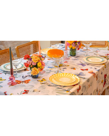 Tablecloth - Butterflies, Size: 140x140, Material: Polyester , 5 image