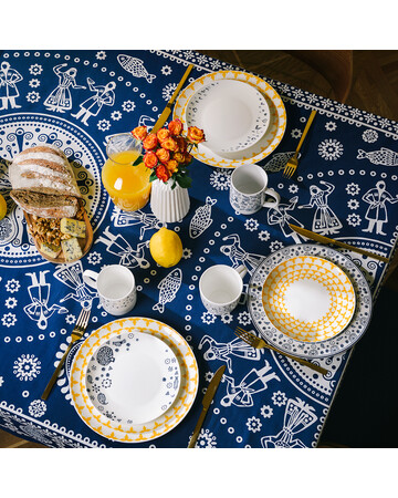 Tablecloth - Kala - Blue, Material: Polyester, Size: 330x140, 5 image