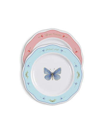 Plate - Meadow Butterflies - 2pcs, Size : 26 cm, 2 image