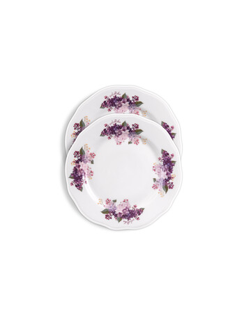 Plate - Lilac - 2 pcs, Size : 21 cm
