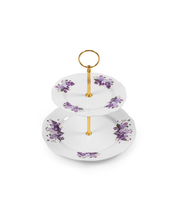 Plate - Lilac - 2-Tier