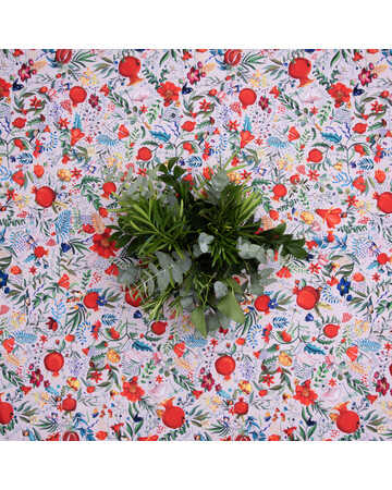 Tablecloth - Pomegranates garden - White, Material: Polyester, Size: 330x140, 8 image