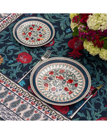 Tablecloth - Pomegranates - Blue, Size: 210x140, Material: Polyester , 5 image
