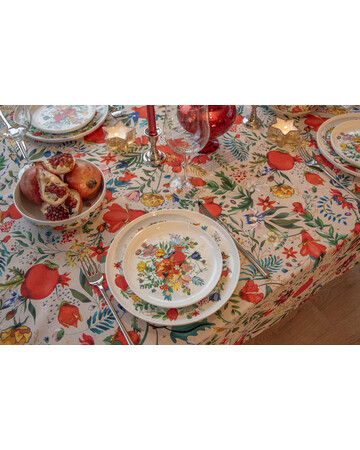 Plate - Pomegranates garden - 2pcs, Size : 19 cm, 10 image