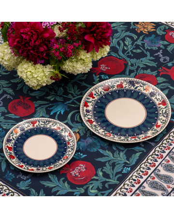 Tablecloth - Pomegranates - Blue, Size: 210x140, Material: Polyester , 6 image