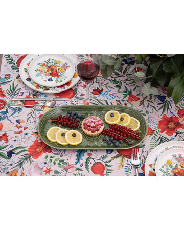 Tablecloth - Pomegranates garden - White, Material: Polyester, Size: 330x140, 3 image