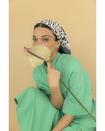 Scarf - Tinatini - Green, 3 image