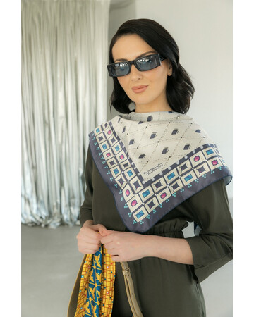 Scarf - King Tamar - Grey, 4 image
