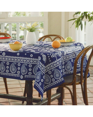 Tablecloth - Kala - Blue, Material: Cotton, Size: 210x140, 6 image