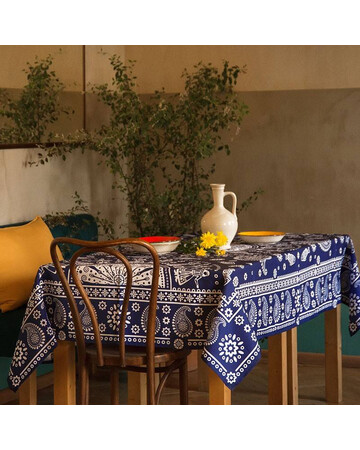 Tablecloth - Kala - Blue, Material: Cotton, Size: 210x140, 7 image