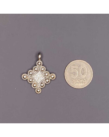 Silver Pendant - Rhombus, 4 image