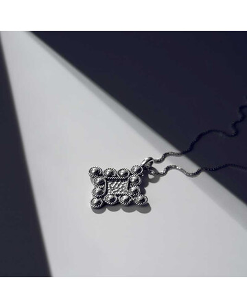 Silver Pendant - Rhombus, 3 image