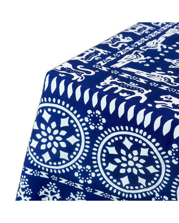 Tablecloth - Akhvlediani - Blue, Material: Polyester, Size: 140x140, 2 image