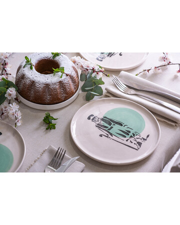 Plate - Pirosmani - Meezove - BlueTabla, 2 image