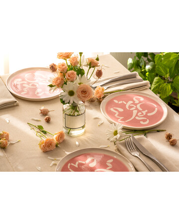 Plate - Anbani - Pink - BlueTabla, 3 image